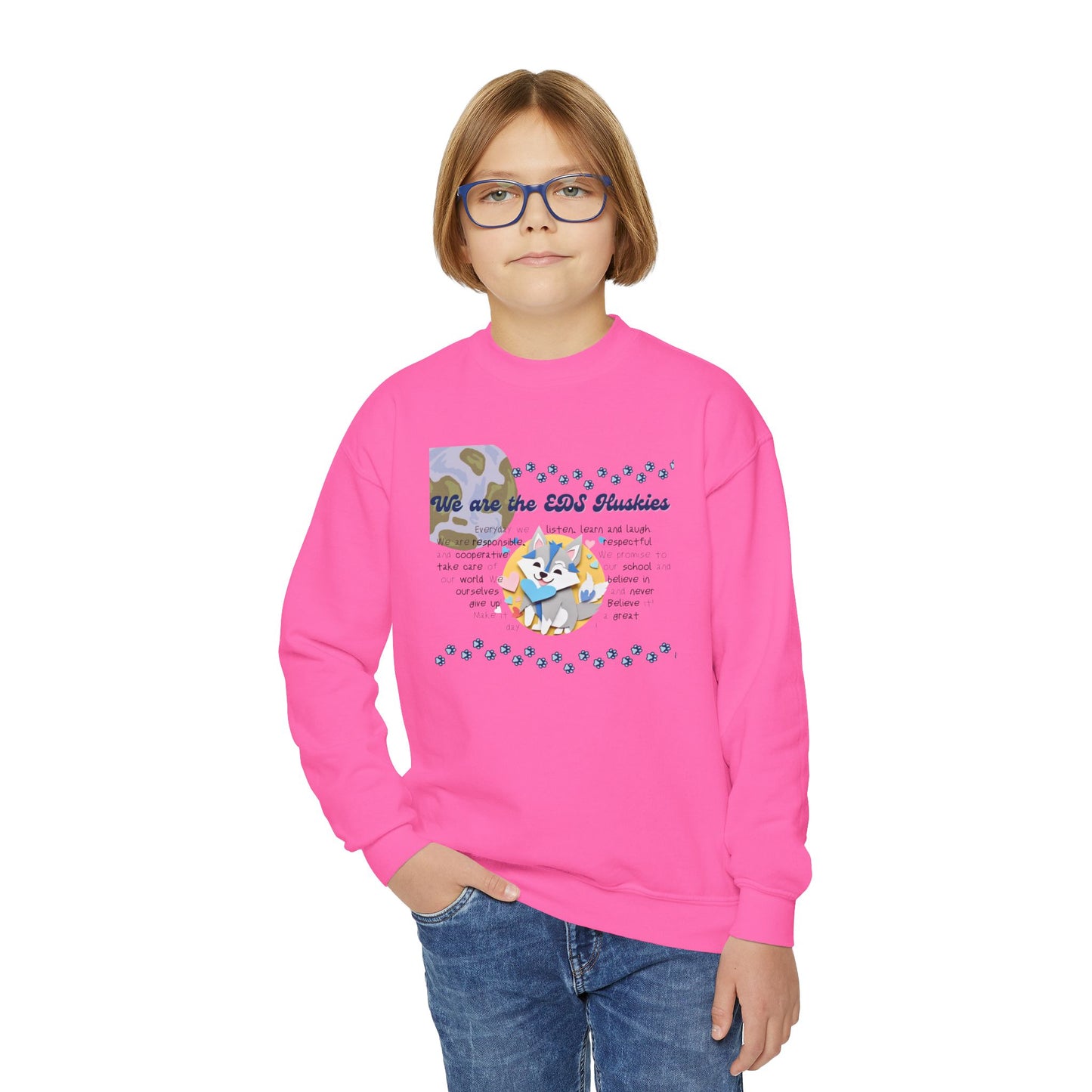 EDS Pledge Youth Crewneck Sweatshirt