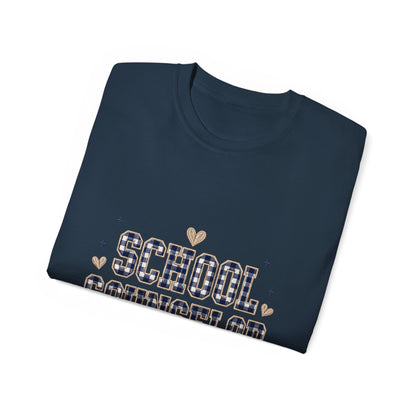 Navy Plaid SC T-Shirt *Not Embroidered*