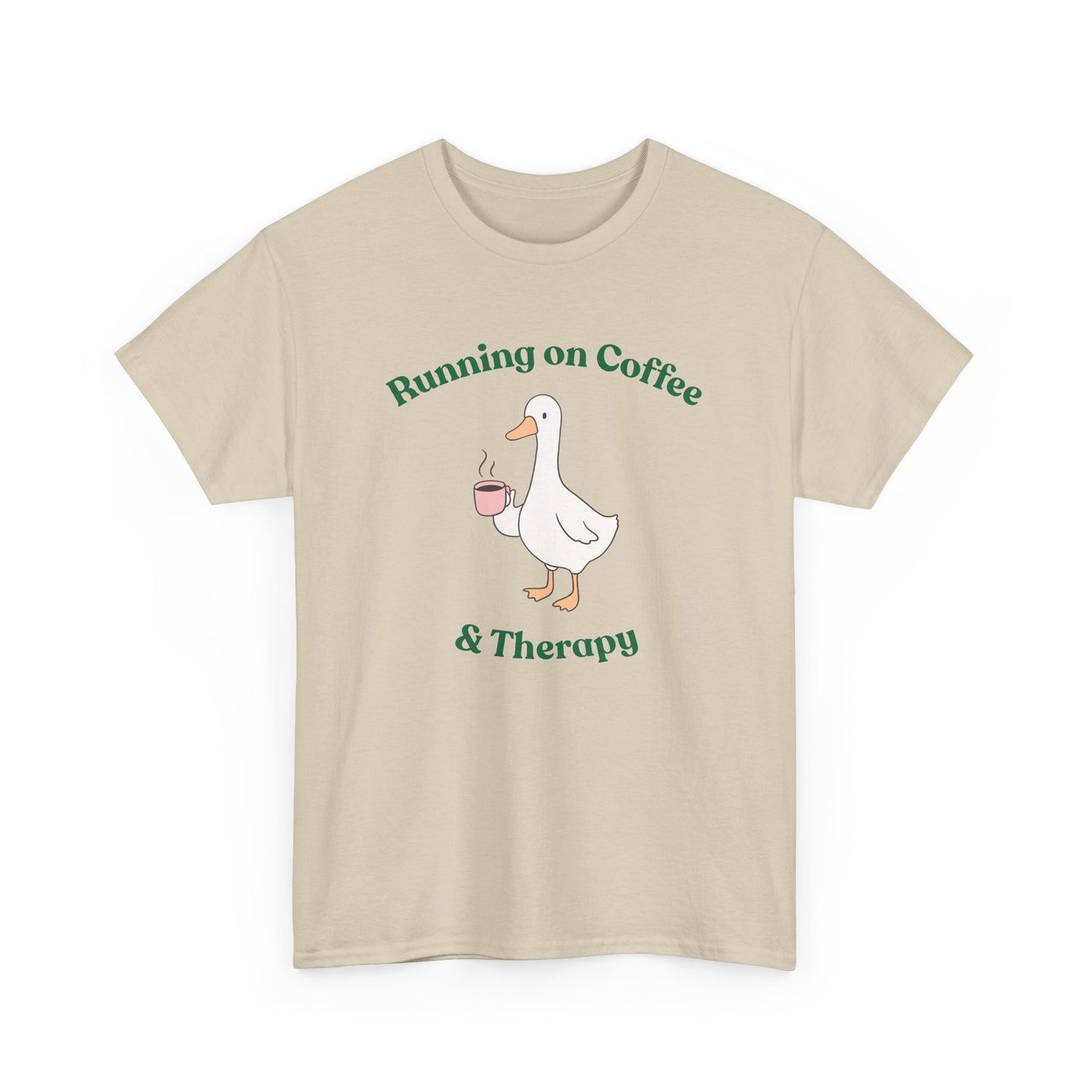 "Running on Coffee & Therapy" Unisex T-Shirt
