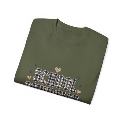 Navy Plaid SC T-Shirt *Not Embroidered*