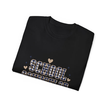 Navy Plaid SC T-Shirt *Not Embroidered*