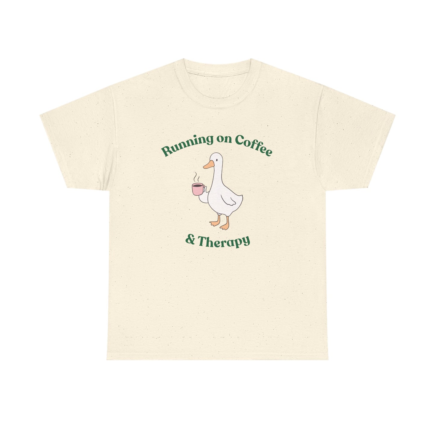 "Running on Coffee & Therapy" Unisex T-Shirt