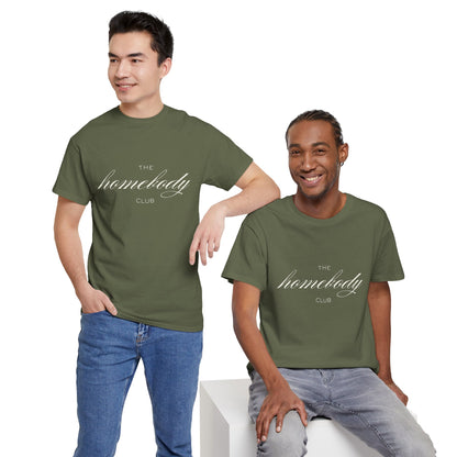 Homebody Club Unisex T-Shirt (White logo)