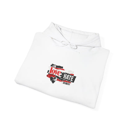 'The Only Thing More Powerful Than Hate Is Love' Back Print Hoodie