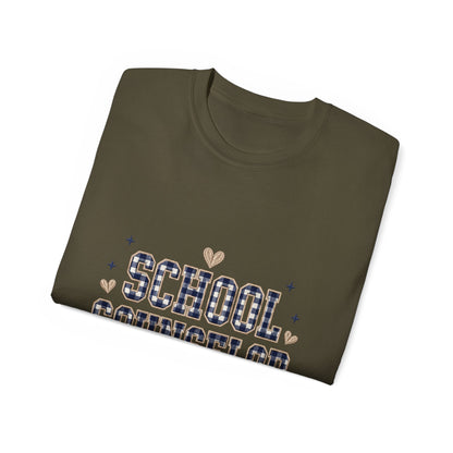 Navy Plaid SC T-Shirt *Not Embroidered*