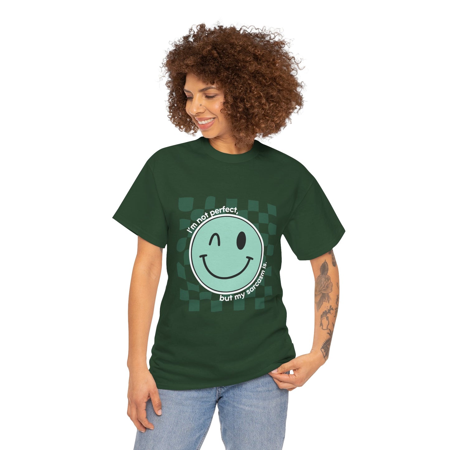 "I’m not perfect, but my sarcasm is" Unisex T-Shirt