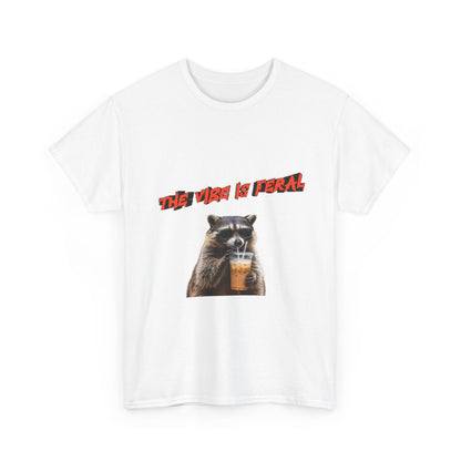"The Vibe Is Feral" Raccoon T-Shirt