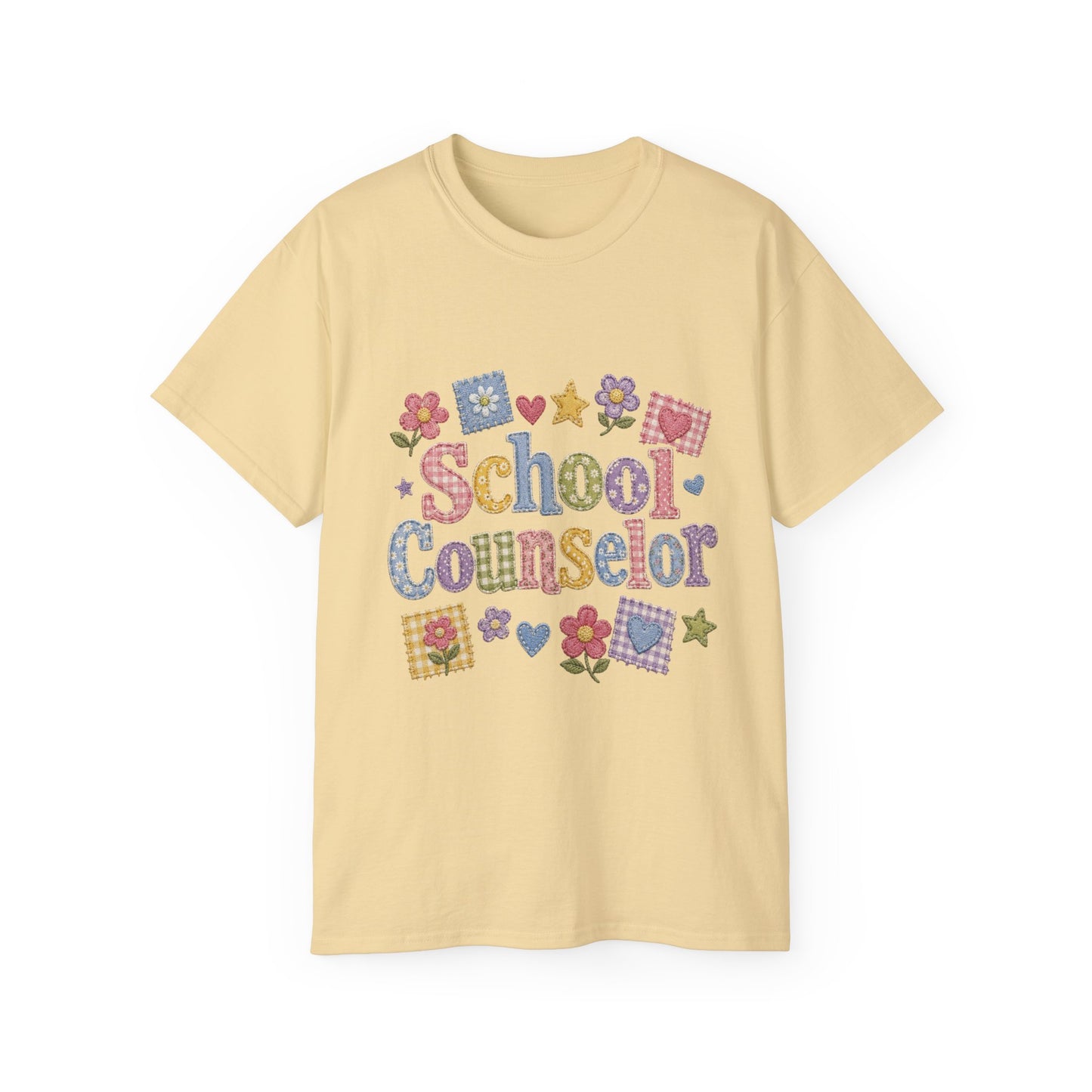 Patchwork Floral SC T-Shirt *Not Embroidered*