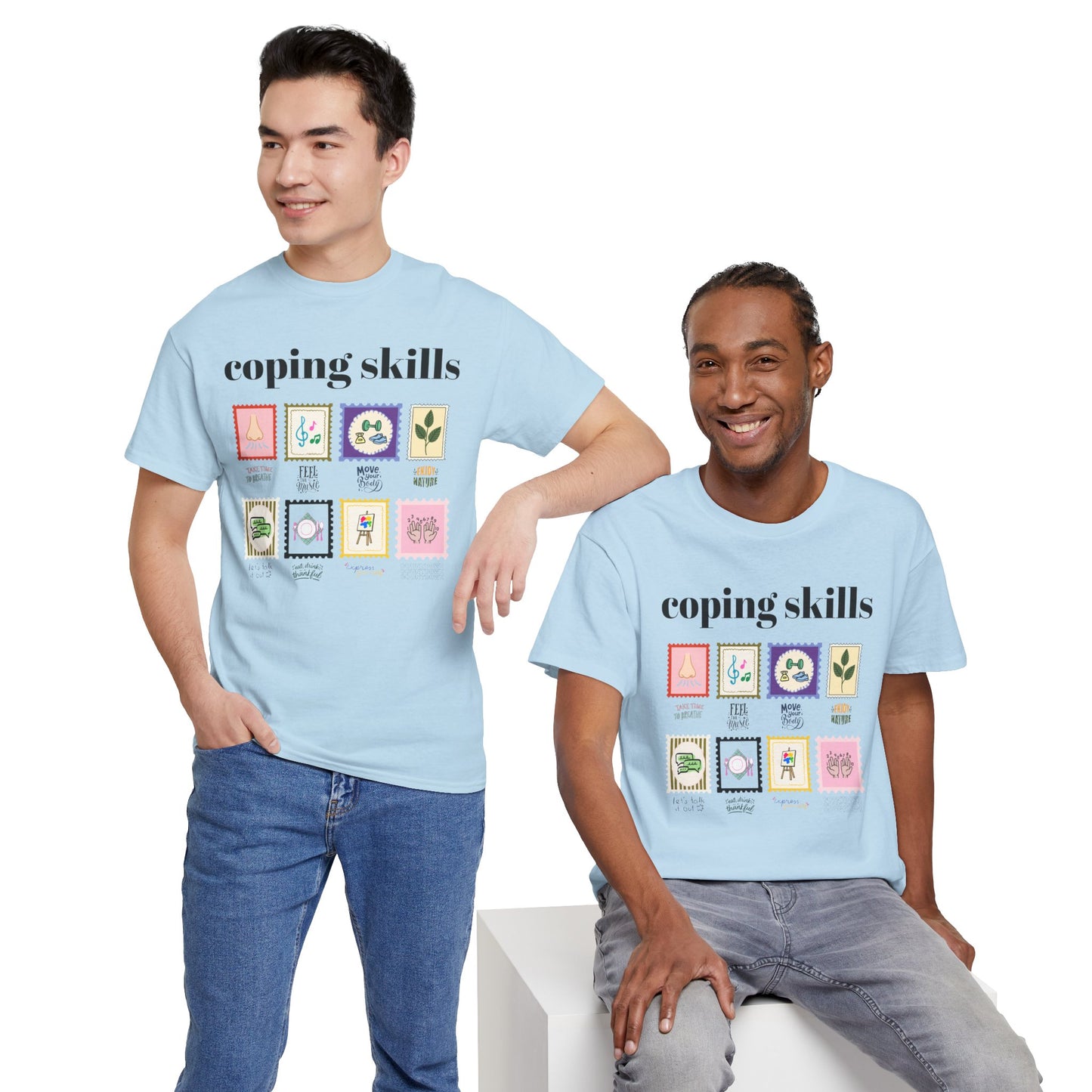Coping Skills Stamps Unisex T-Shirt