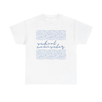 Blue Doodle School Counselor Unisex T-Shirt