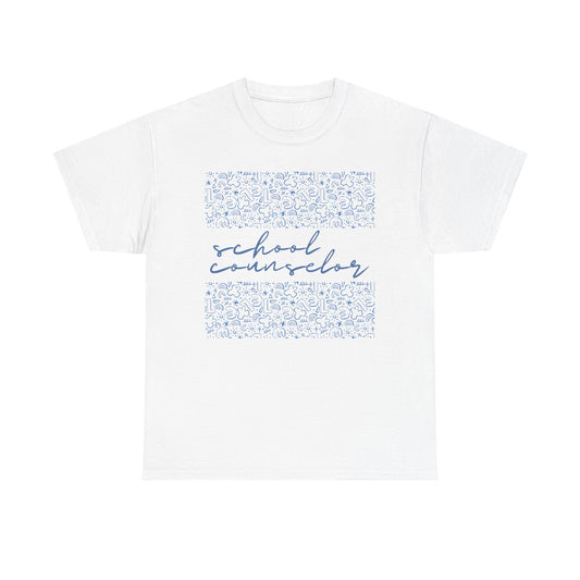Blue Doodle School Counselor Unisex T-Shirt