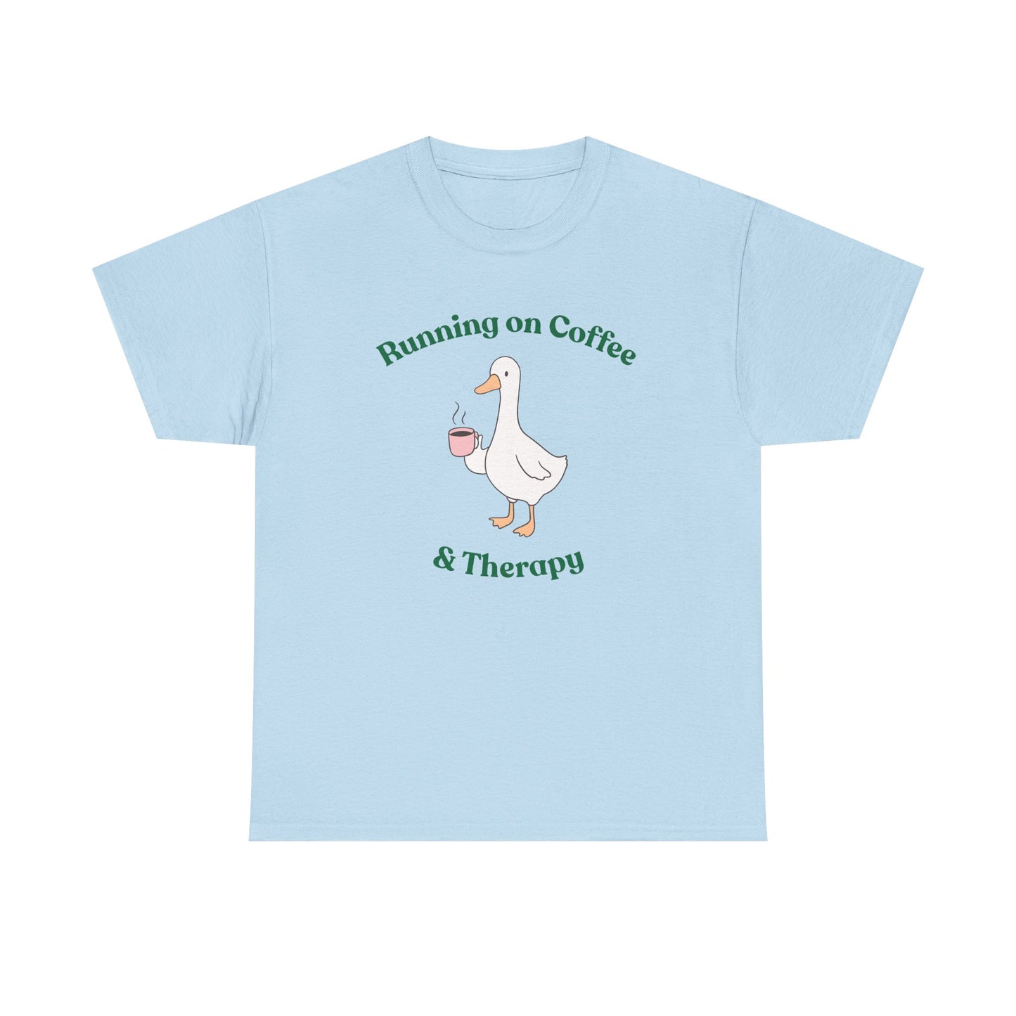 "Running on Coffee & Therapy" Unisex T-Shirt