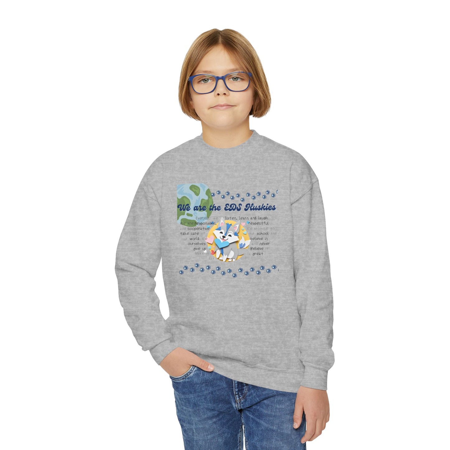 EDS Pledge Youth Crewneck Sweatshirt