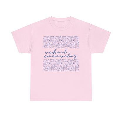 Blue Doodle School Counselor Unisex T-Shirt