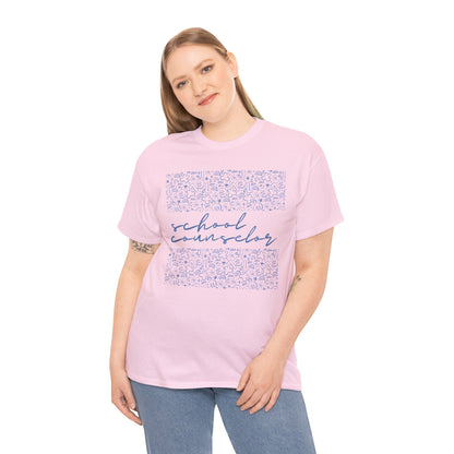 Blue Doodle School Counselor Unisex T-Shirt