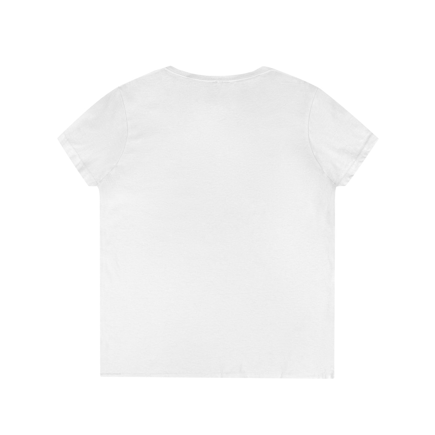 EDS Pledge Ladies' V-Neck T-Shirt (Navy & Baby Blue Logo)