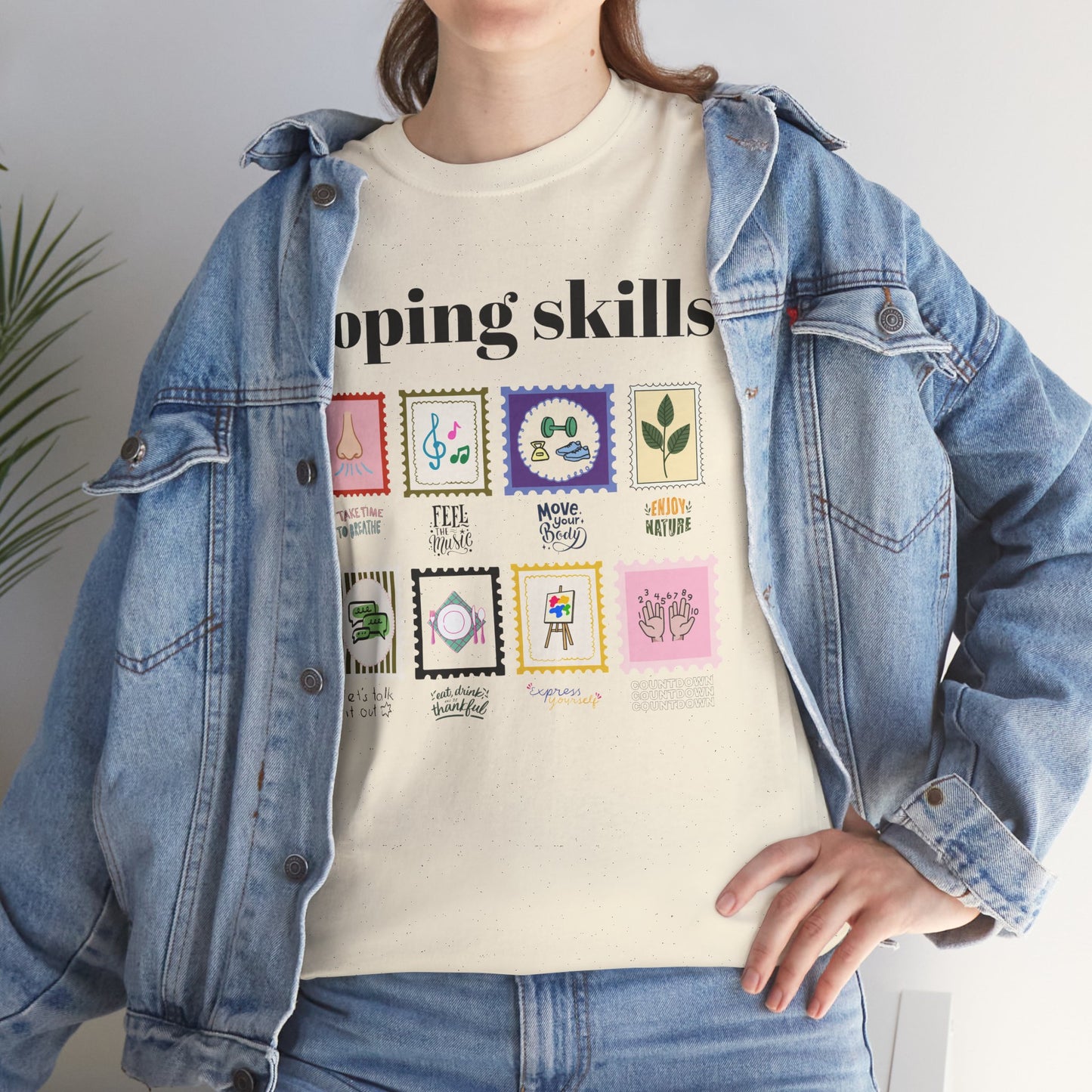 Coping Skills Stamps Unisex T-Shirt