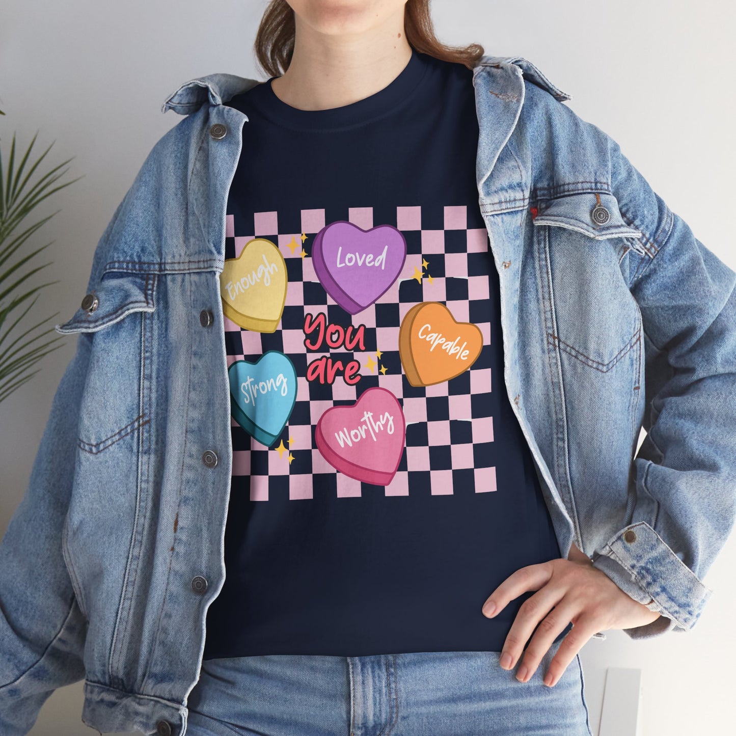 Positive Candy Hearts Unisex T-Shirt