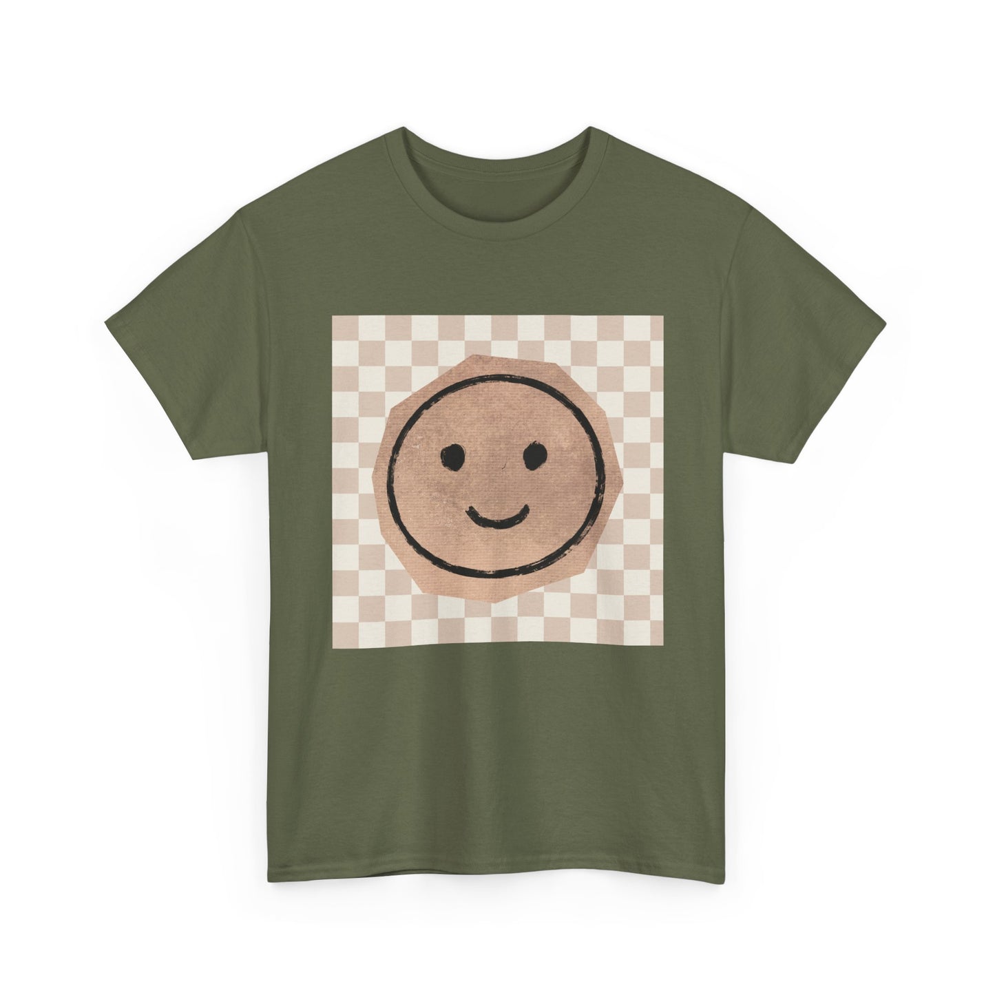Smiley Checkerboard Unisex T-Shirt