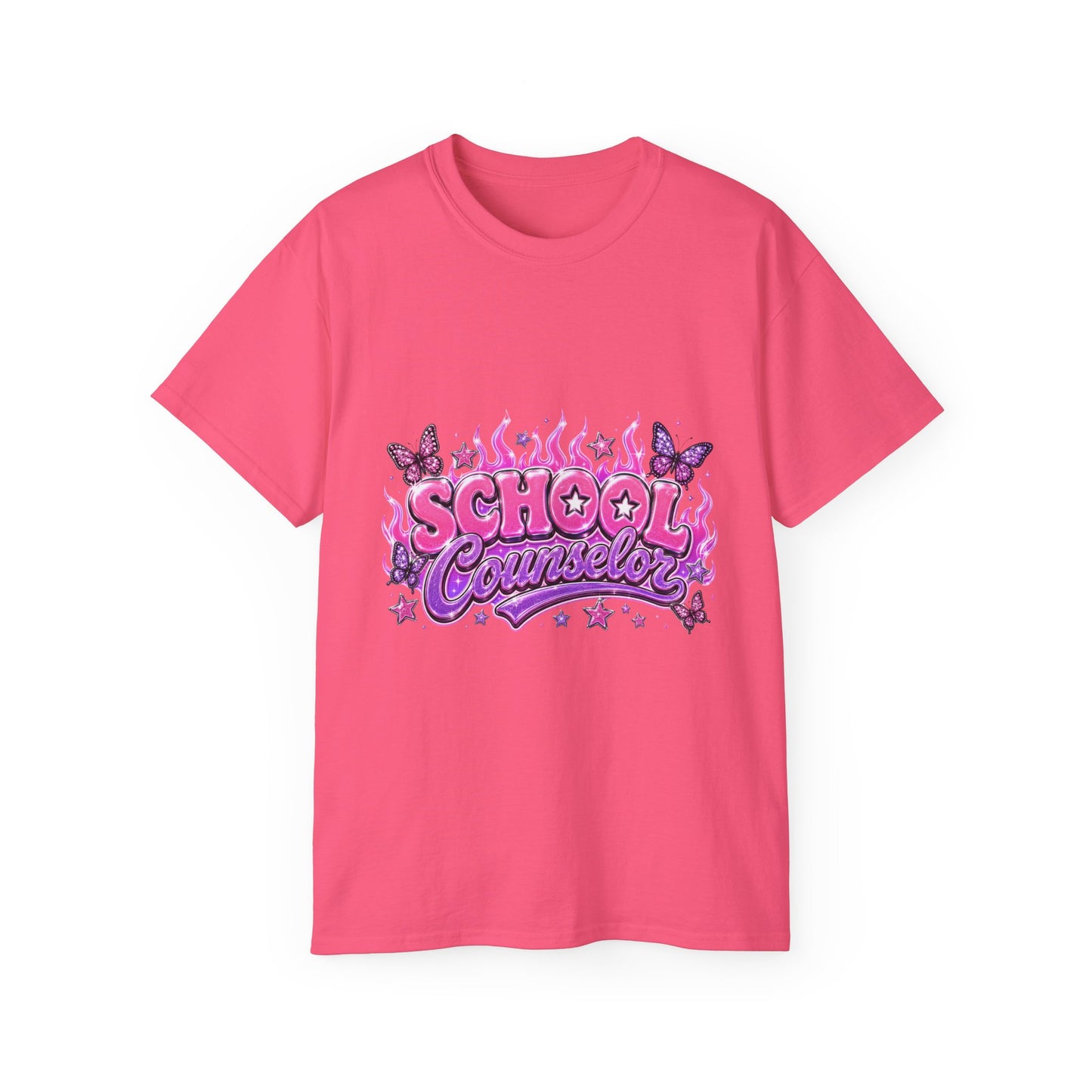 Pink Butterfly Flame SC T-Shirt