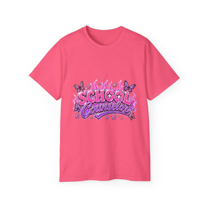 Pink Butterfly Flame SC T-Shirt