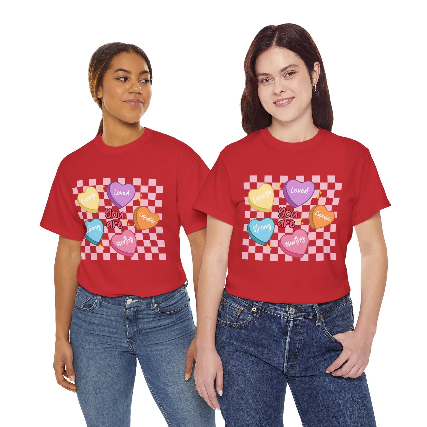 Positive Candy Hearts Unisex T-Shirt