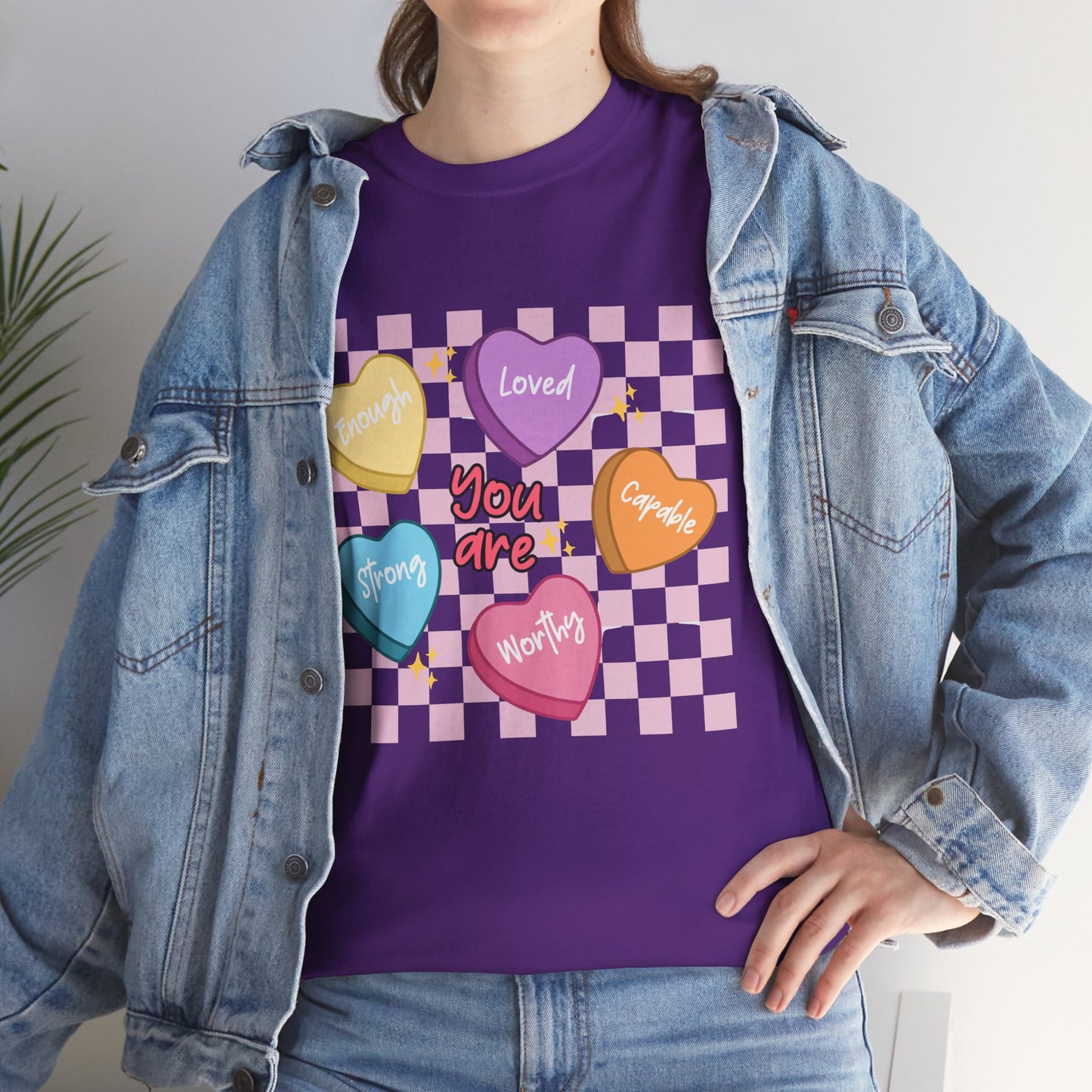 Positive Candy Hearts Unisex T-Shirt