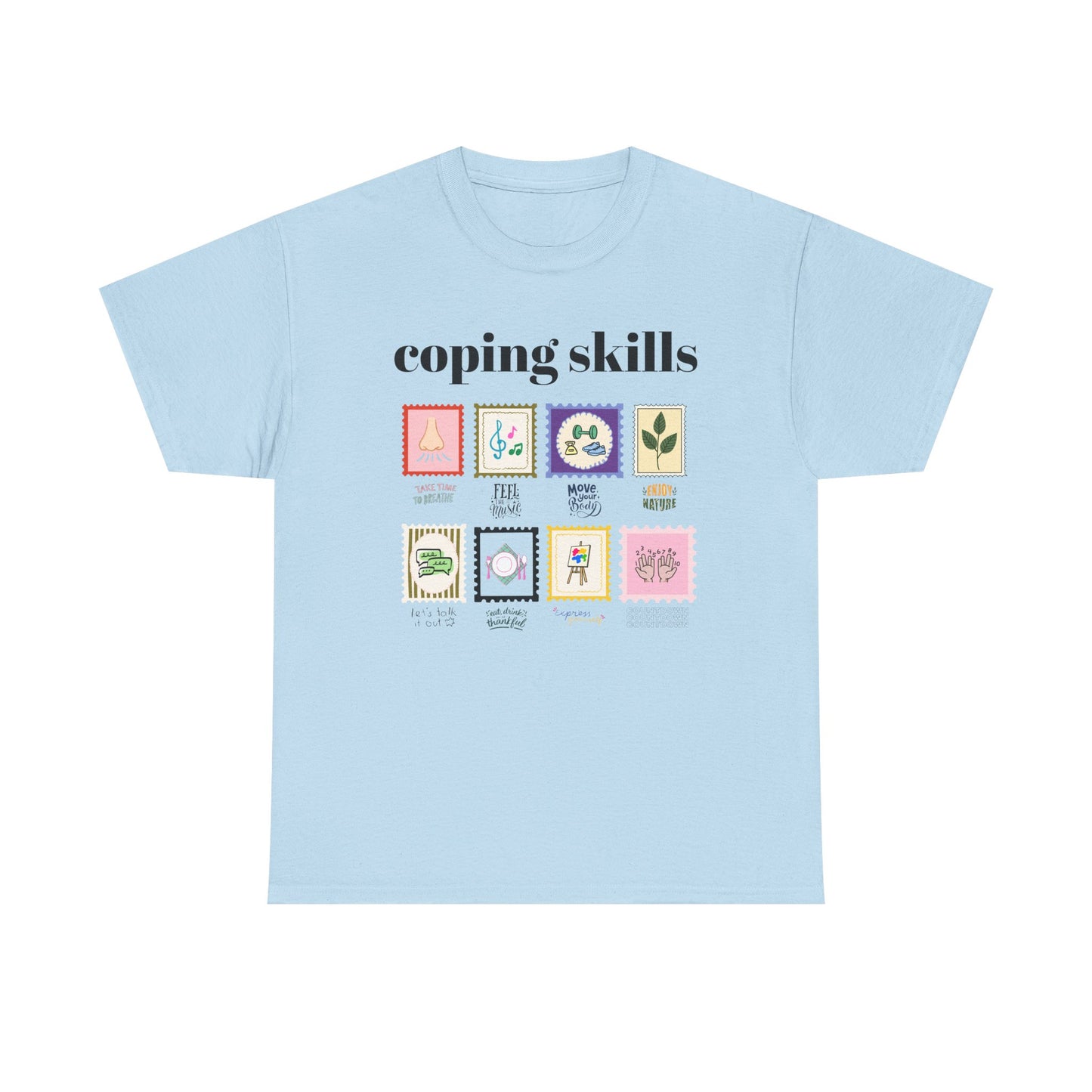 Coping Skills Stamps Unisex T-Shirt