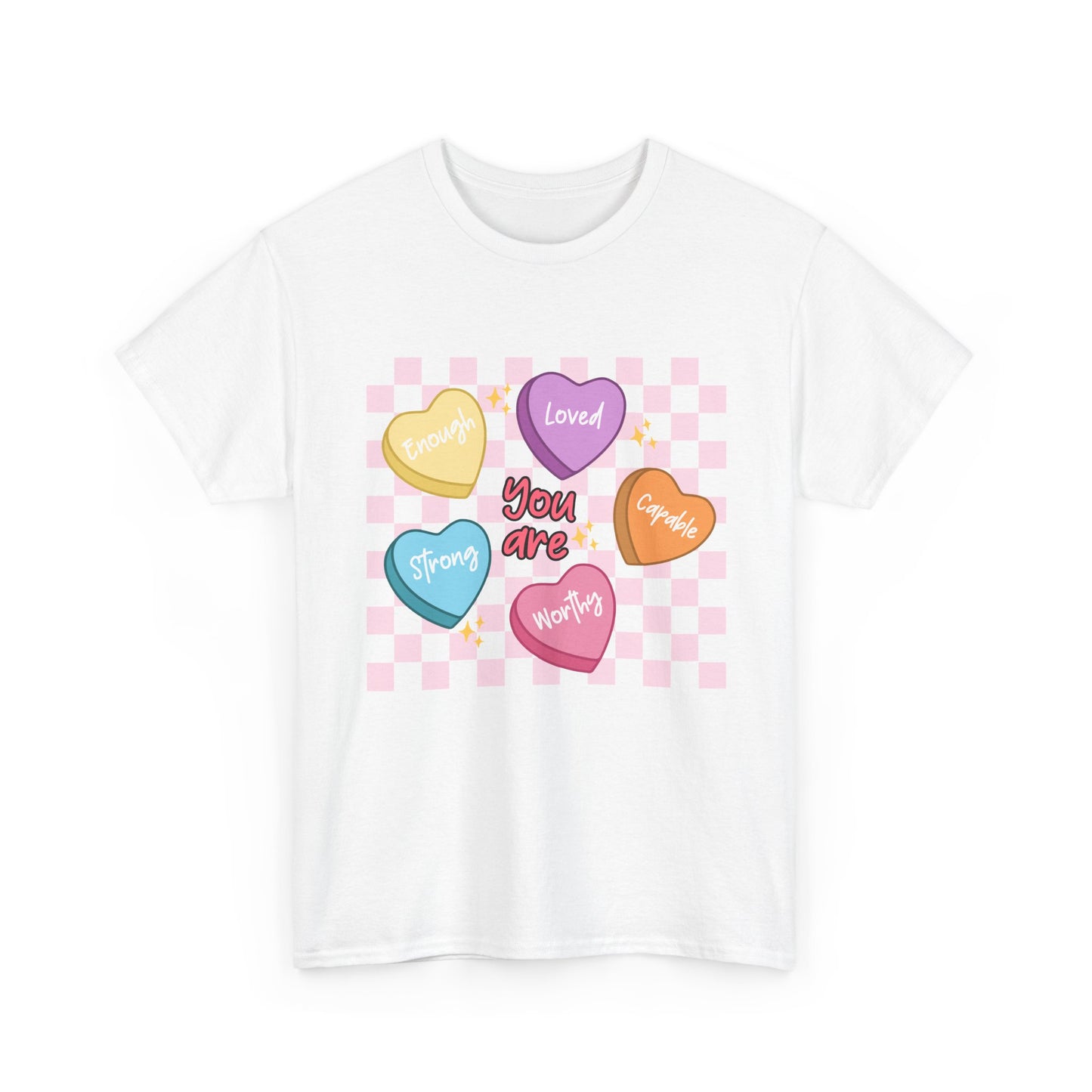 Positive Candy Hearts Unisex T-Shirt