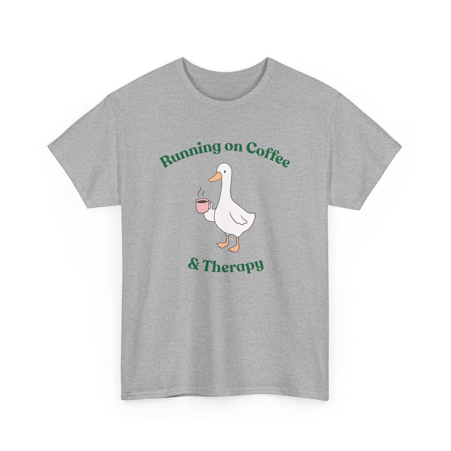 "Running on Coffee & Therapy" Unisex T-Shirt