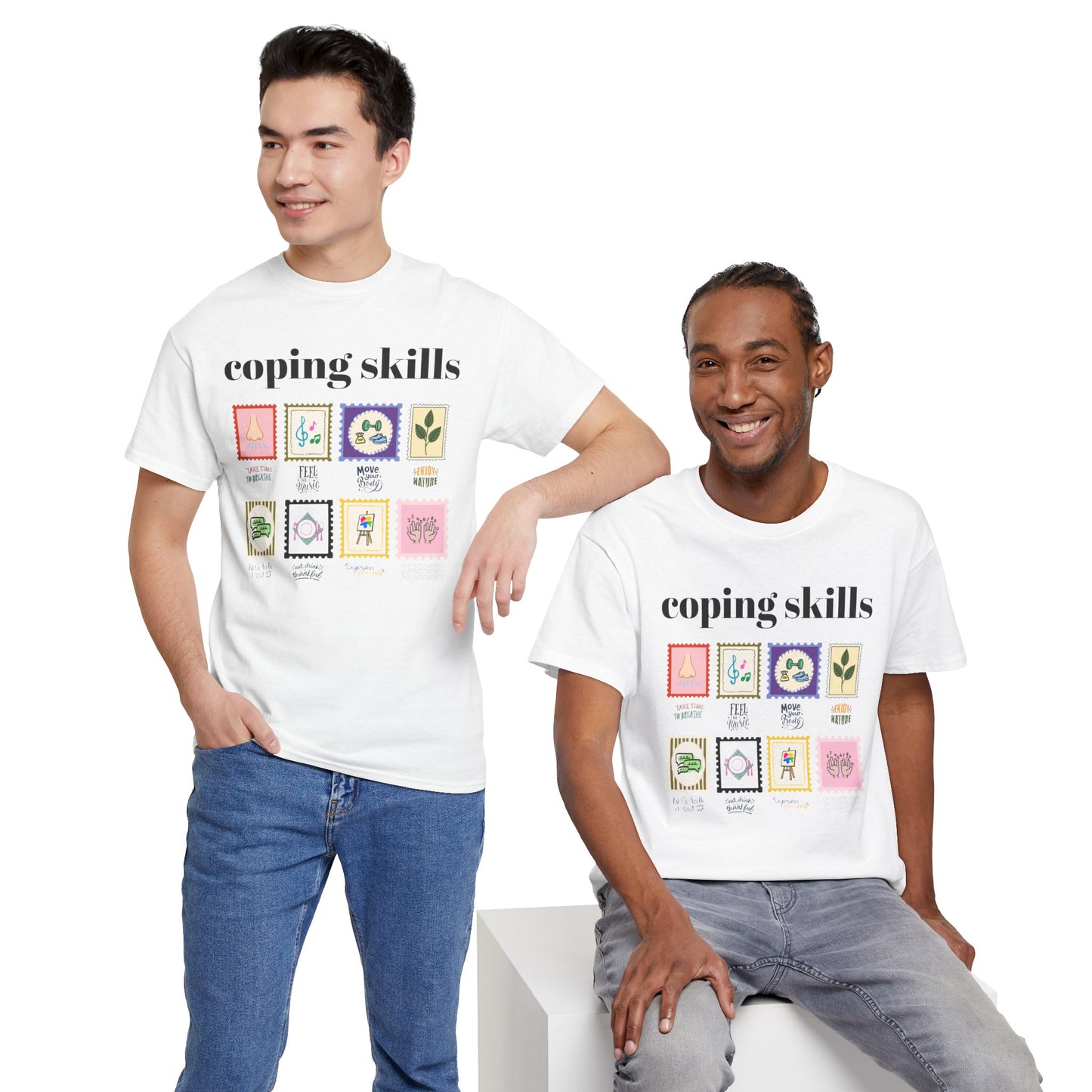 Coping Skills Stamps Unisex T-Shirt