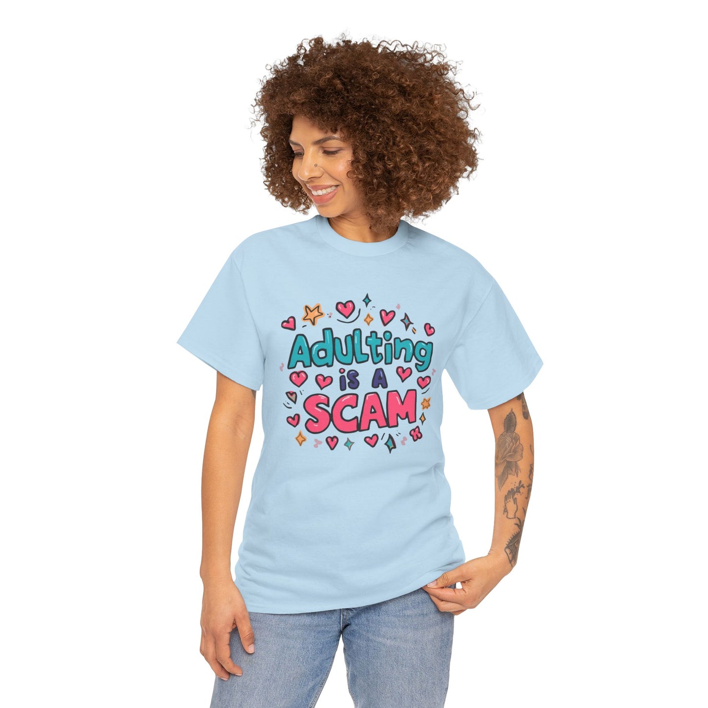 Adulting Is a Scam T-Shirt Unisex T-Shirt