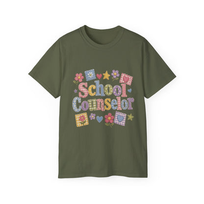 Patchwork Floral SC T-Shirt *Not Embroidered*