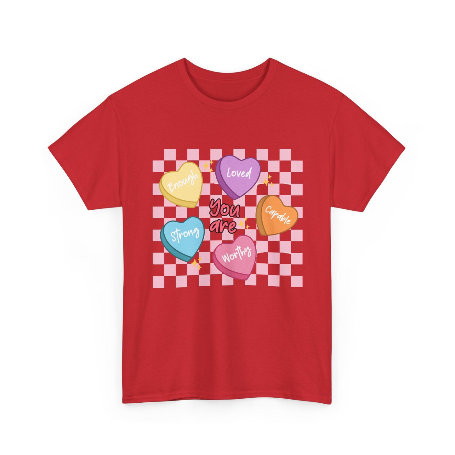 Positive Candy Hearts Unisex T-Shirt