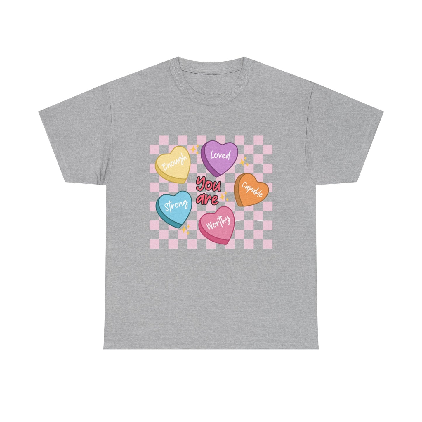 Positive Candy Hearts Unisex T-Shirt