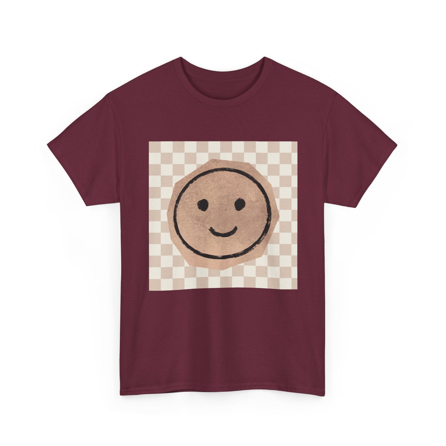 Smiley Checkerboard Unisex T-Shirt