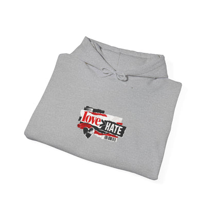'The Only Thing More Powerful Than Hate Is Love' Back Print Hoodie
