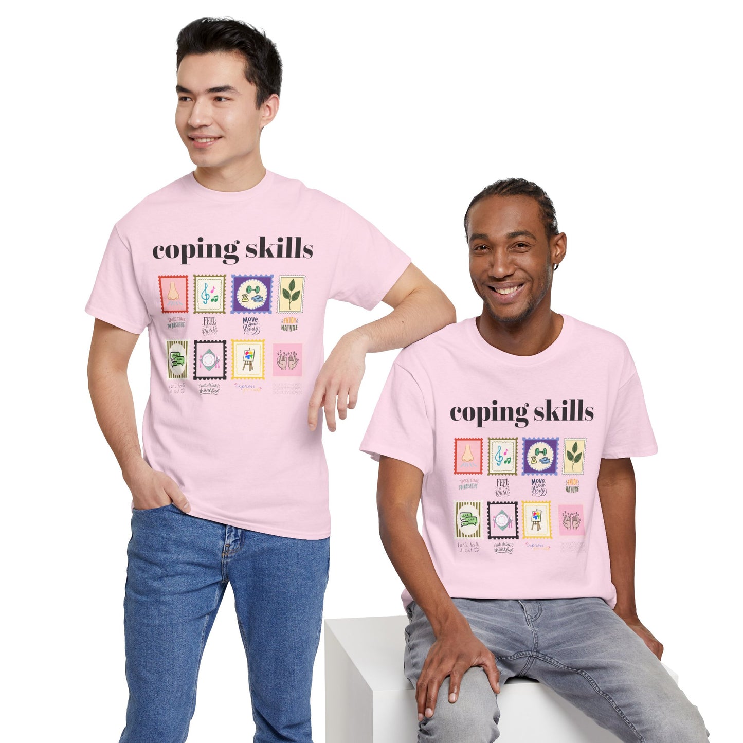 Coping Skills Stamps Unisex T-Shirt
