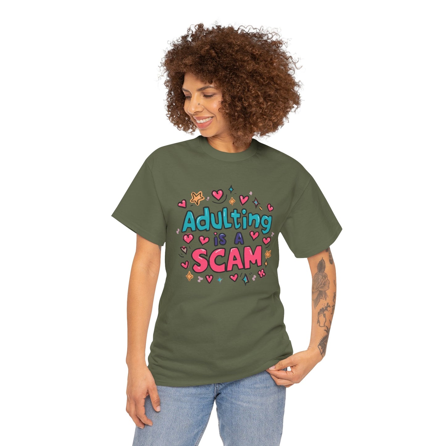 Adulting Is a Scam T-Shirt Unisex T-Shirt