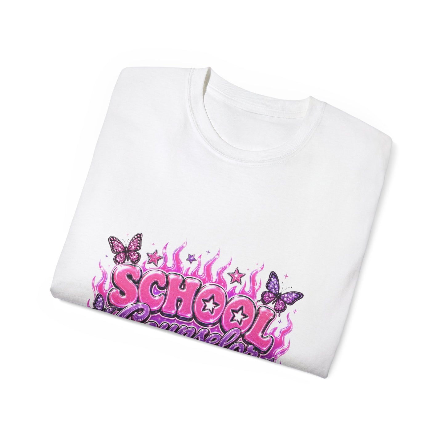 Pink Butterfly Flame SC T-Shirt