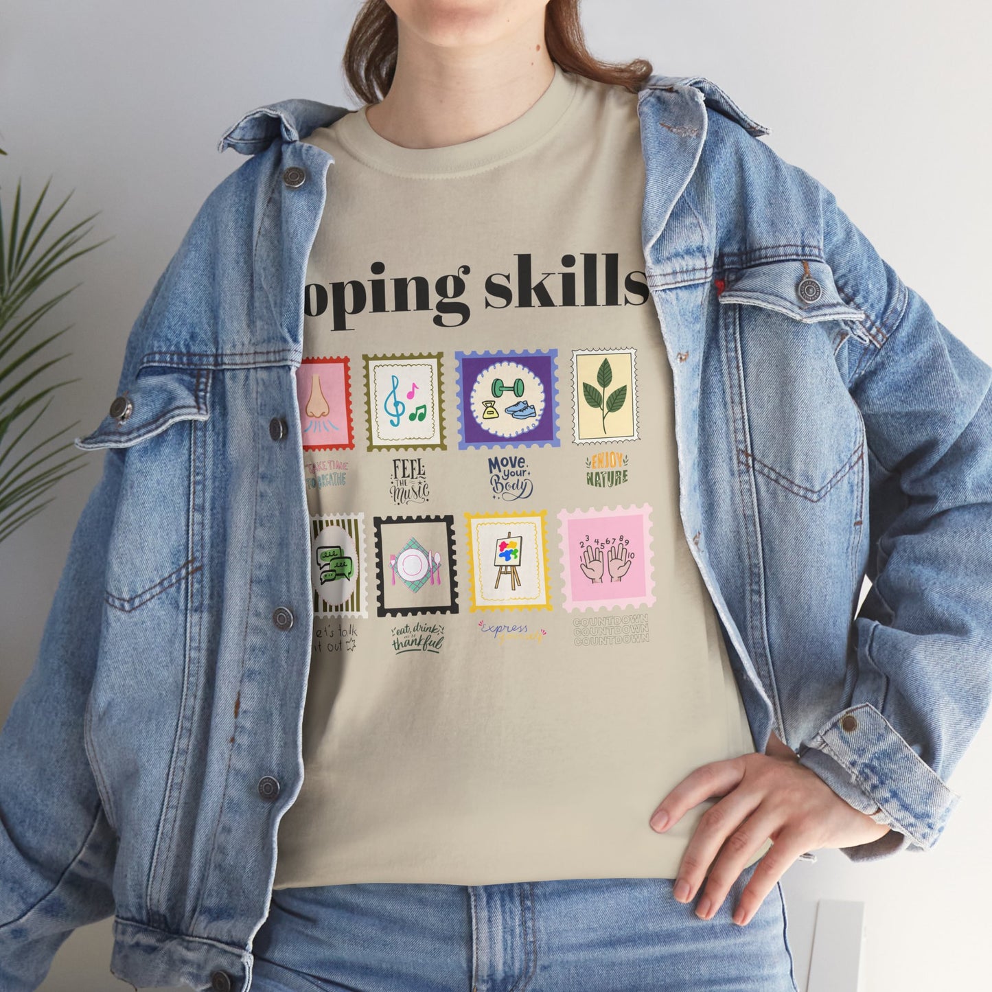 Coping Skills Stamps Unisex T-Shirt