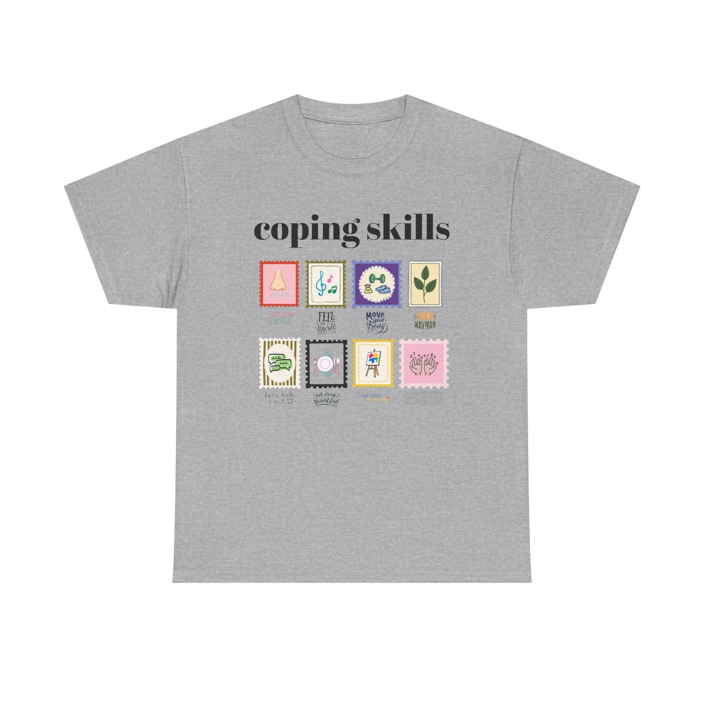 Coping Skills Stamps Unisex T-Shirt