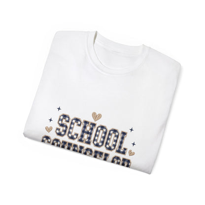 Navy Plaid SC T-Shirt *Not Embroidered*
