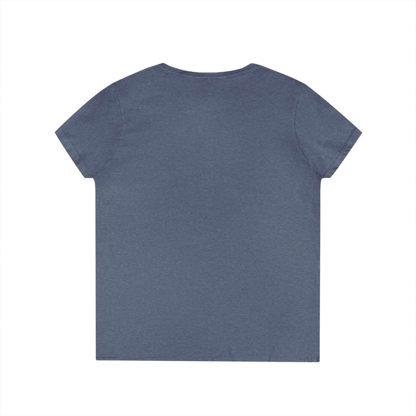 EDS Pledge Ladies' V-Neck T-Shirt (Baby Blue/White Logo)