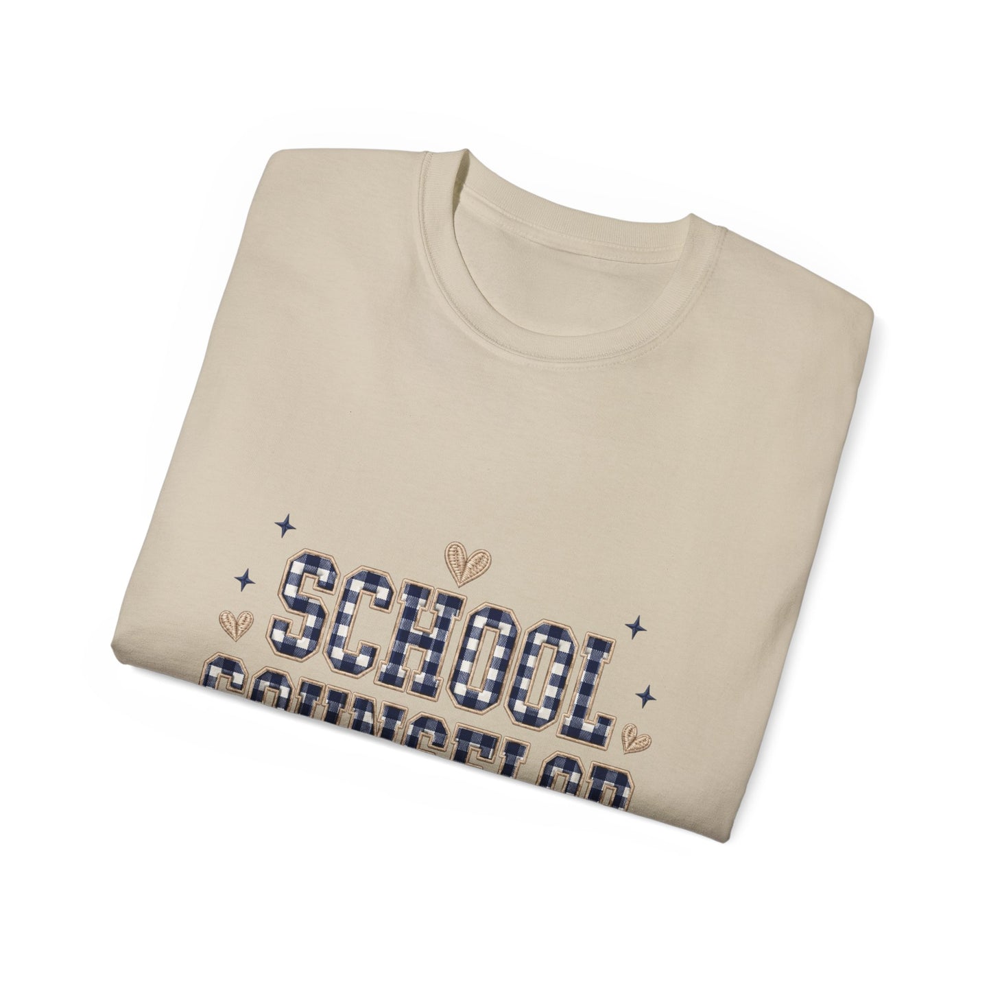 Navy Plaid SC T-Shirt *Not Embroidered*