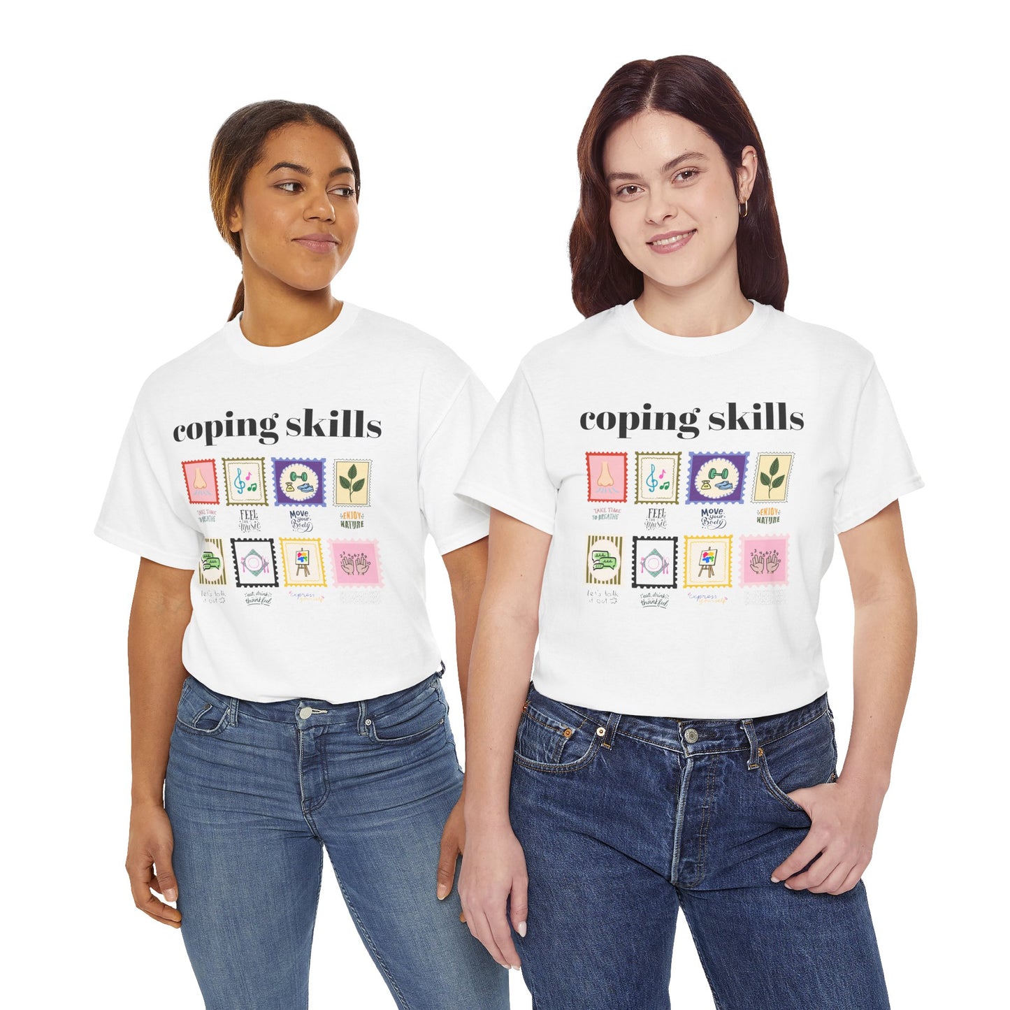 Coping Skills Stamps Unisex T-Shirt