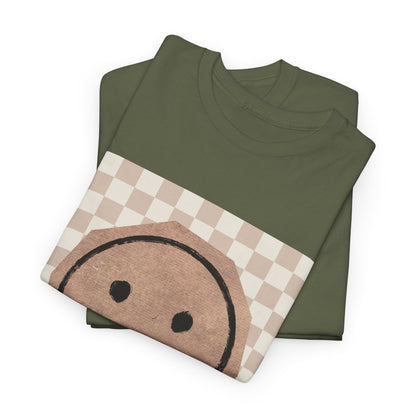 Smiley Checkerboard Unisex T-Shirt