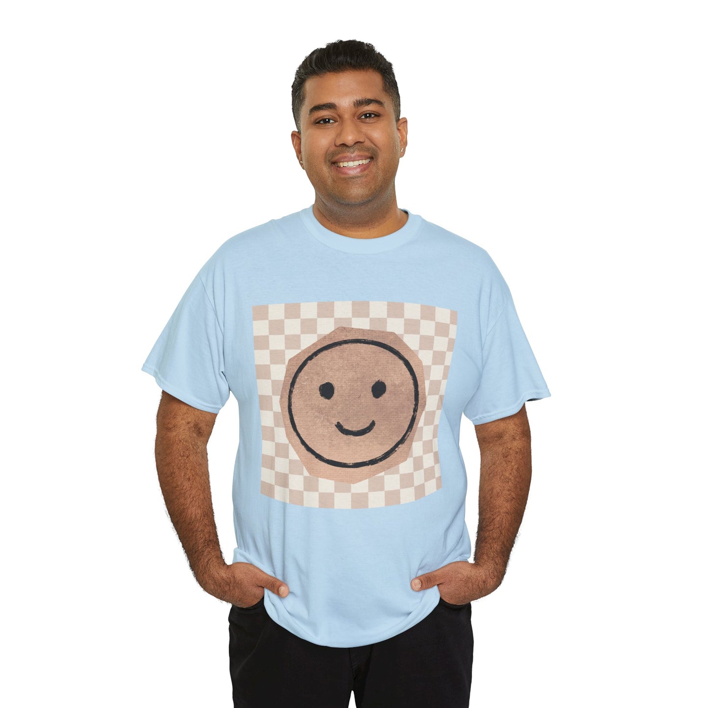 Smiley Checkerboard Unisex T-Shirt