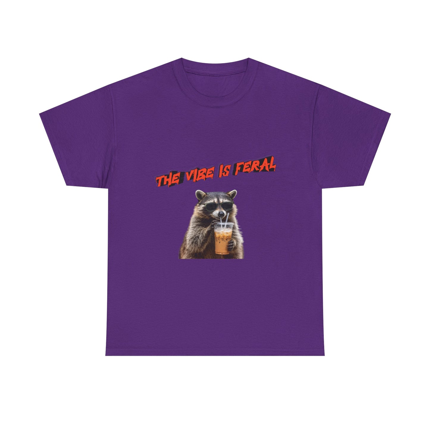 "The Vibe Is Feral" Raccoon T-Shirt