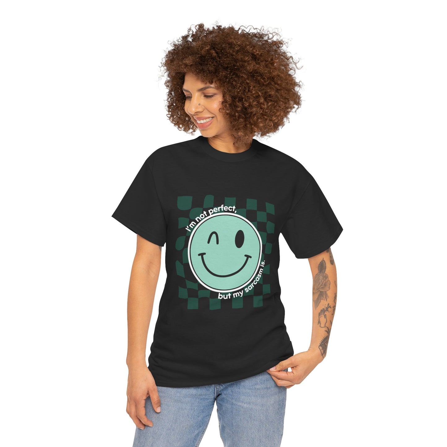 "I’m not perfect, but my sarcasm is" Unisex T-Shirt